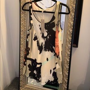 Joan Vass Printed Tank NWT